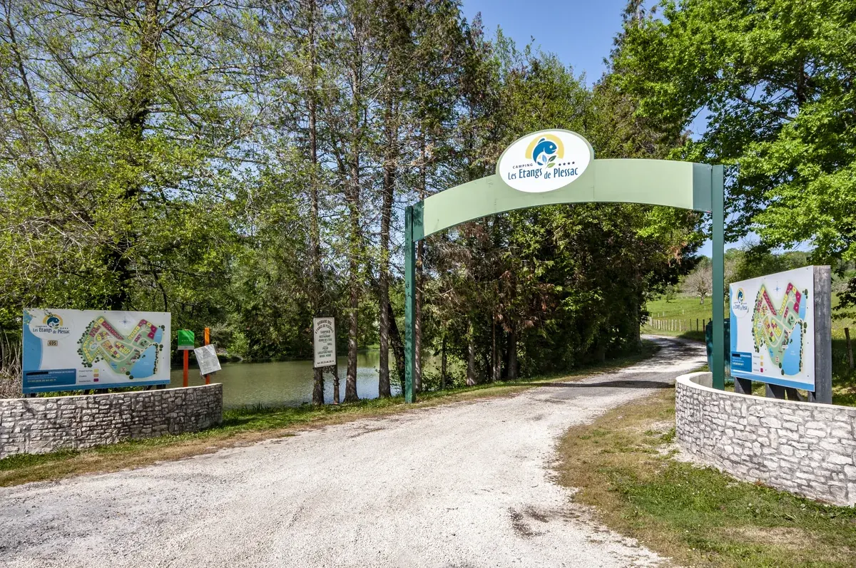 L'entrée du camping