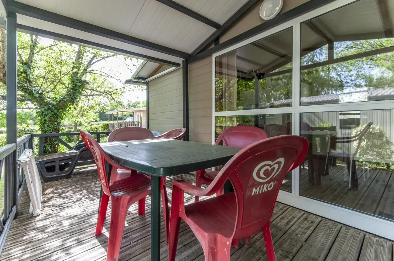 Chalet Standard bois, camping Les Étangs de Plessac