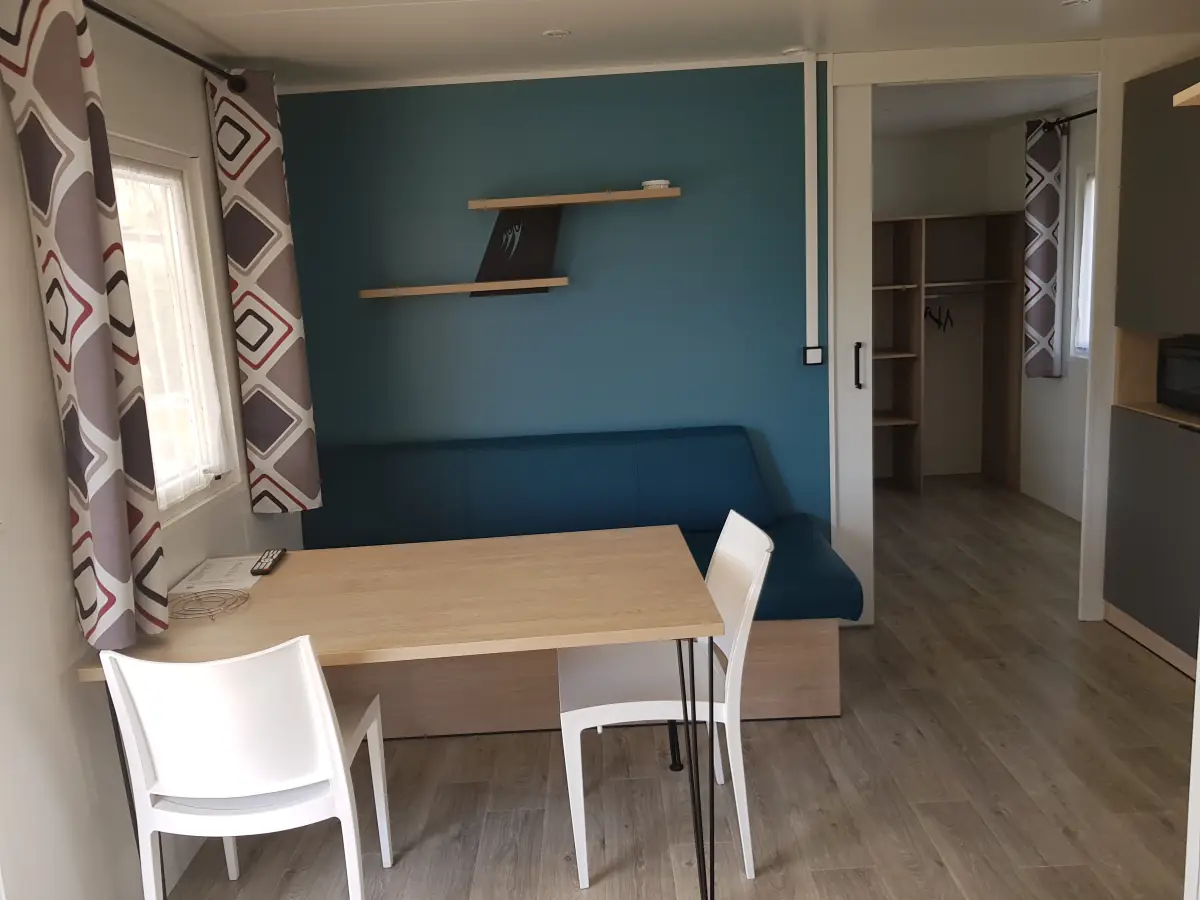 Séjour du Mobil-home 2 chambres Éden PMR