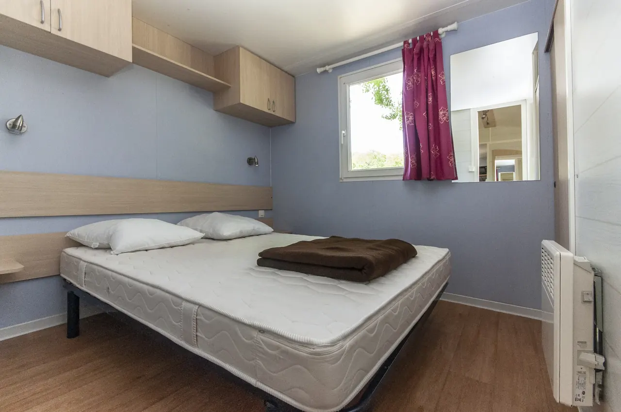 Chambre du Mobil-home 2 chambres Standard