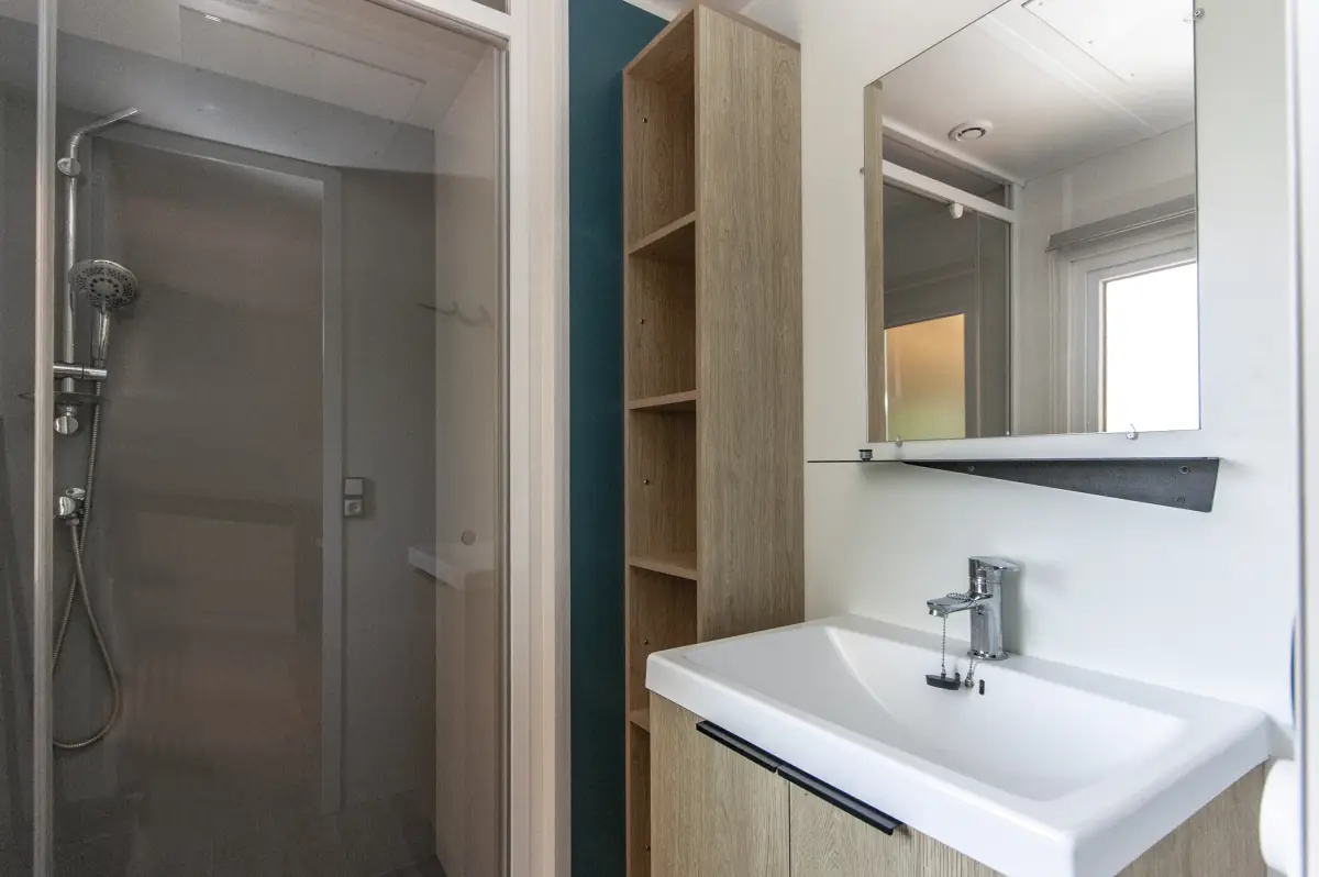 Salle de bain du Mobil-home 3 chambres Premium